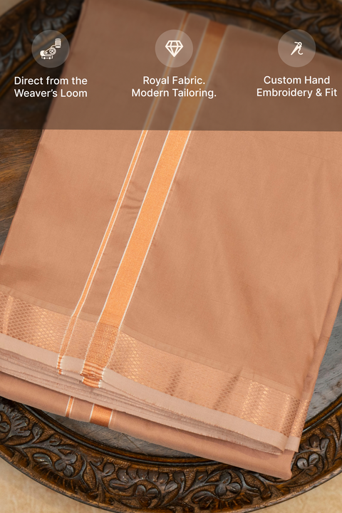 Kanaka ā Gold Raghukula Pattu Silk Fabric