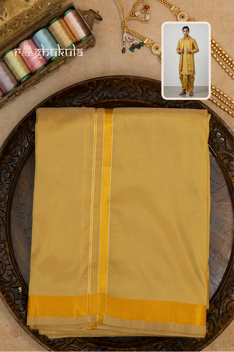Swarna — Gold Raghukula Pattu Silk Fabric