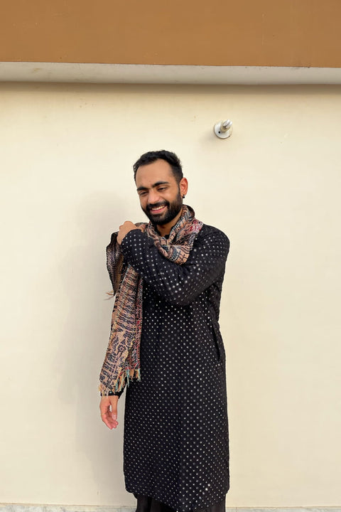 Black Mirror Kurta Set