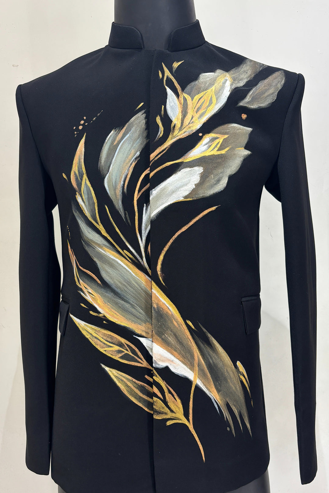 Brushline — Black Hand Painted Premium Indo-Western