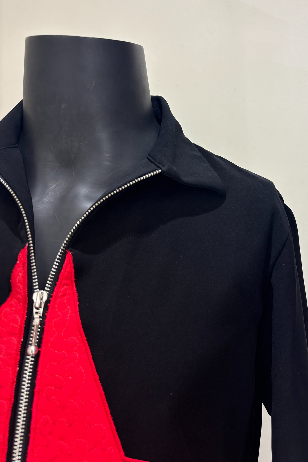 Enzo — Black Thread Embroidered British Fabric Shacket