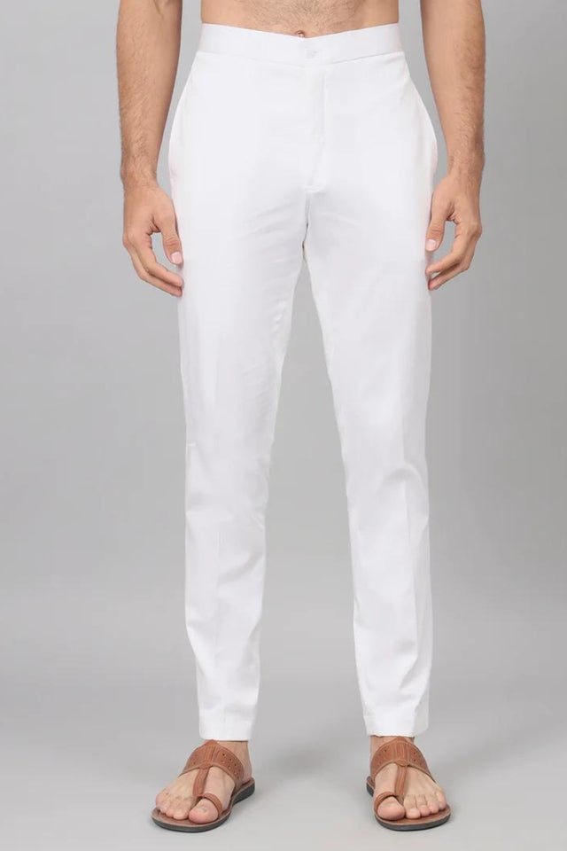 Ethnic Stretch Pants — Cotton Lycra Stretch Ethnic Trouser