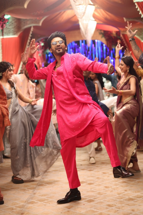 Kalyana Gulabi — Pink Chanderi Silk Kurta with Dupatta