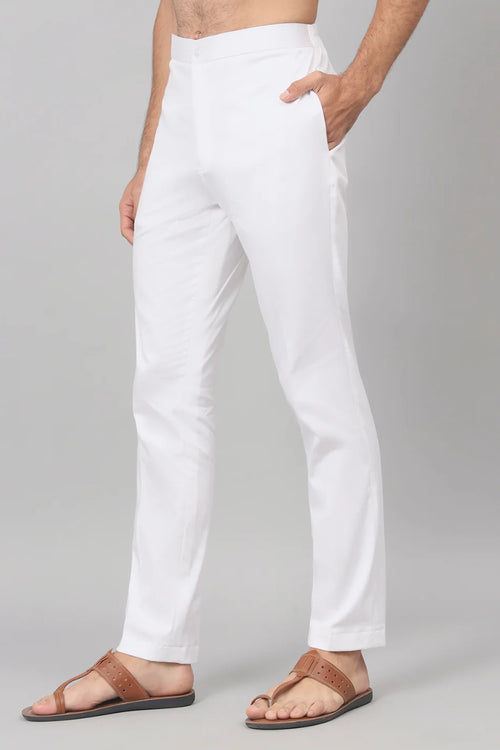 Ethnic Stretch Pants — Cotton Lycra Stretch Ethnic Trouser