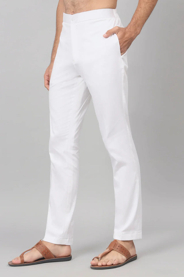 Ethnic Stretch Pants — Cotton Lycra Stretch Ethnic Trouser