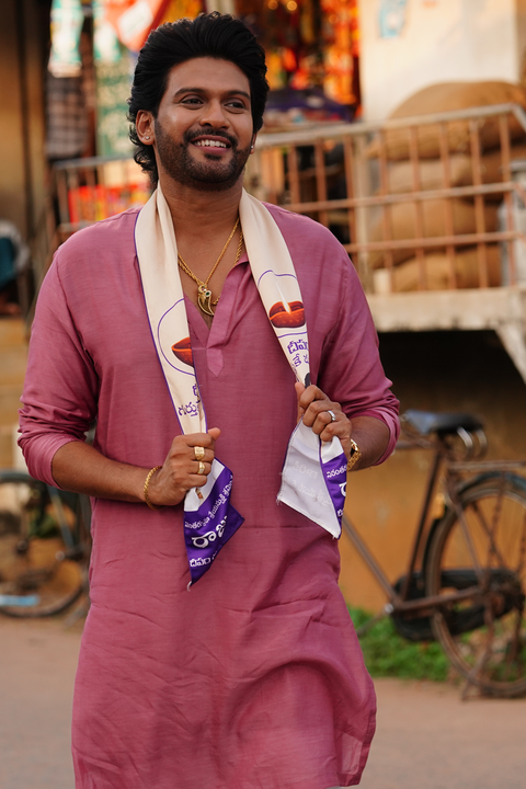 Mauve Raja — Mauve Cotton Silk Kurta