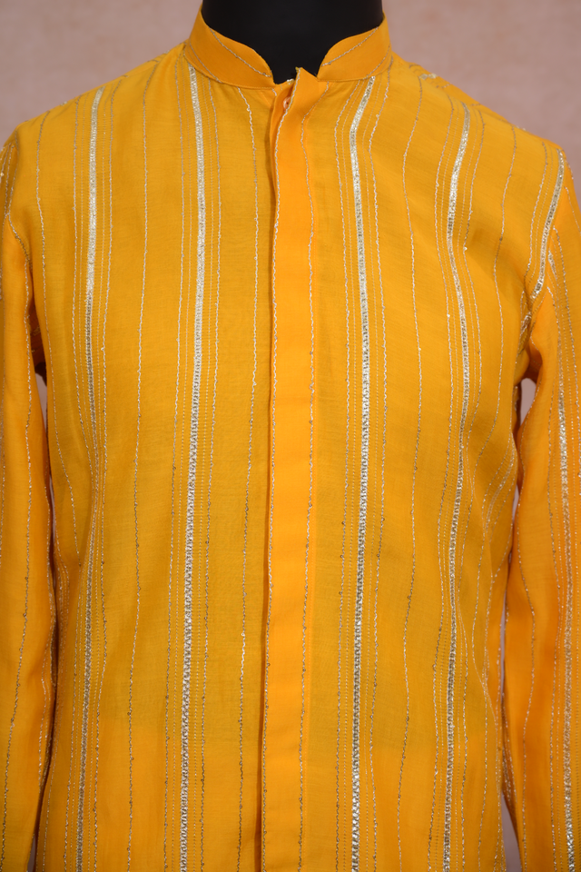 Utsav — Yellow Butta Patti Kurta with Dupatta