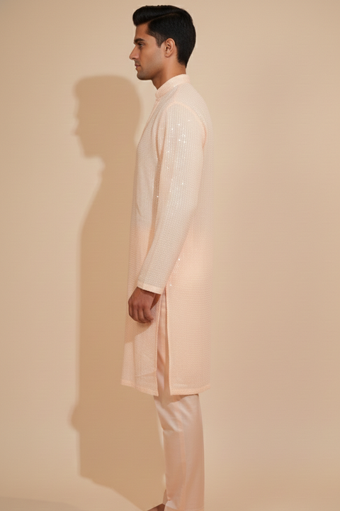 Prakashika — Sequin Embellished Kurta with Dupatta
