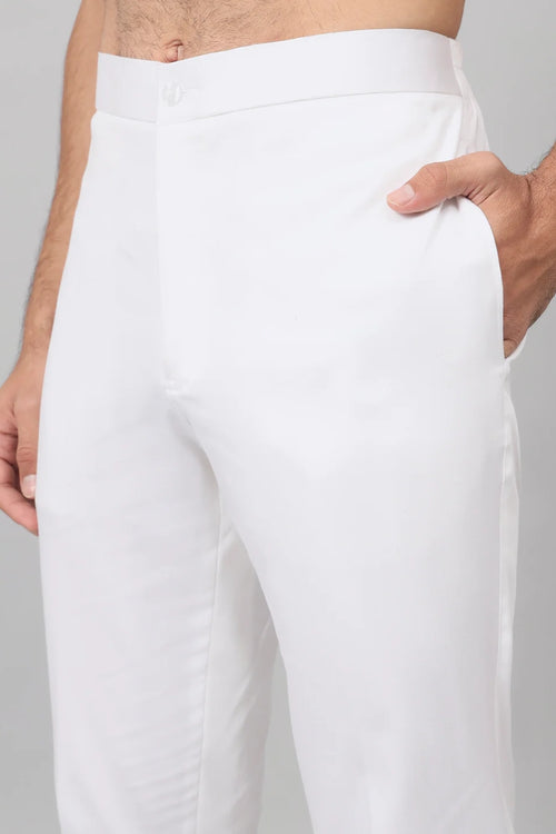 Ethnic Stretch Pants — Cotton Lycra Stretch Ethnic Trouser