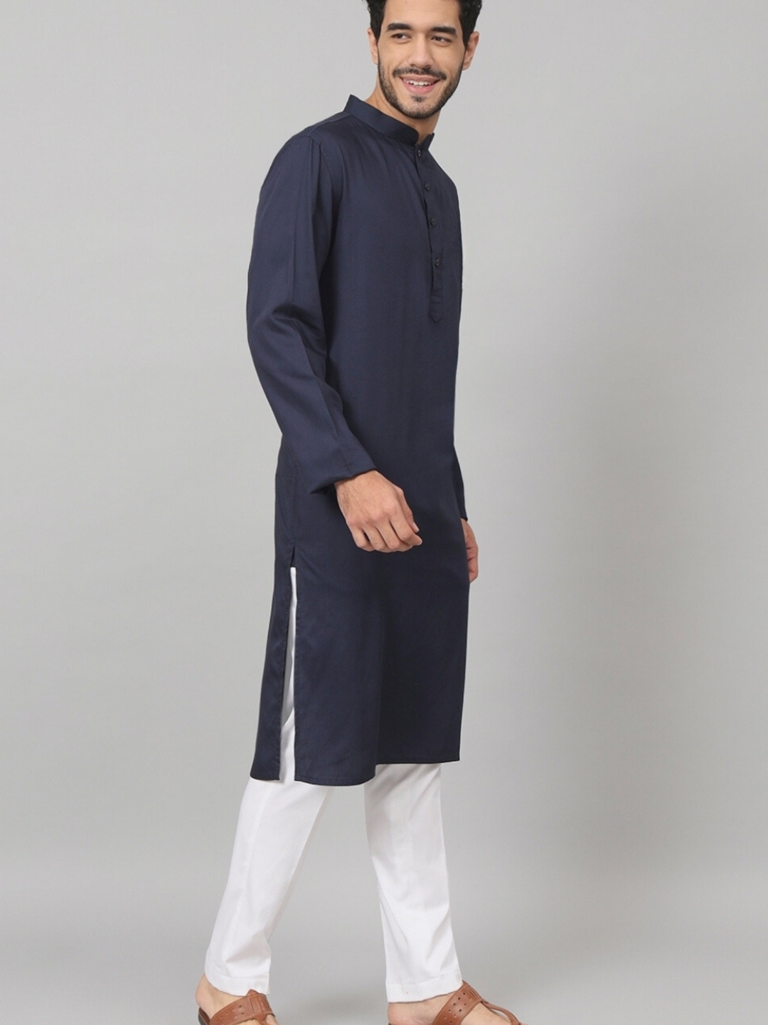 Navy blue solid