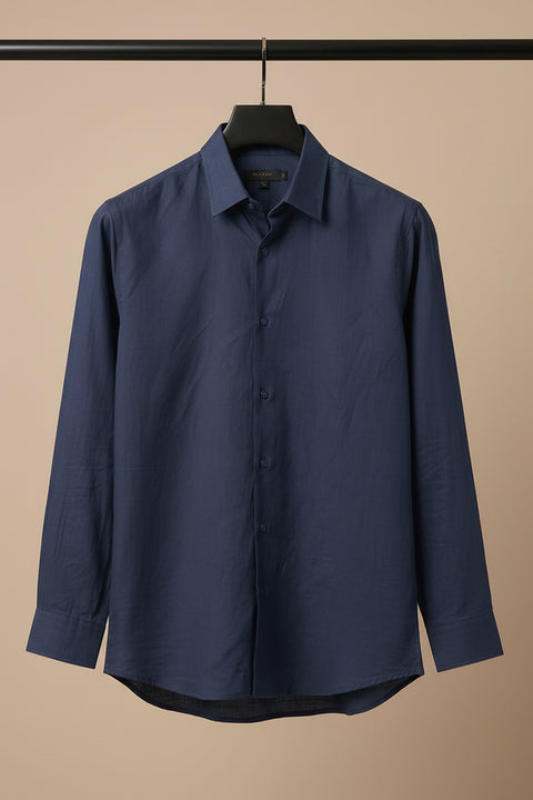 Horizon — Blue Cotton Shirt