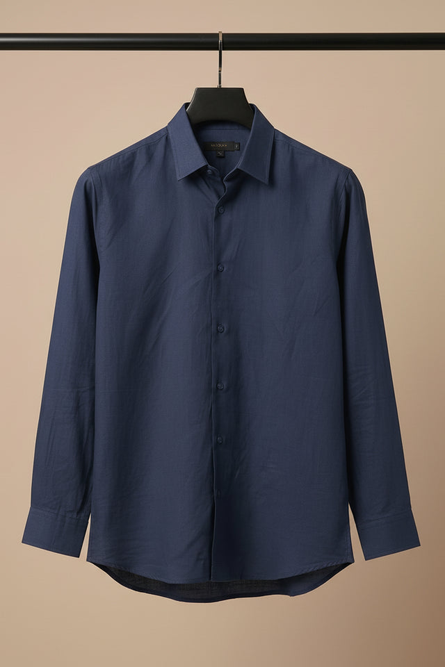 Horizon — Blue Cotton Shirt