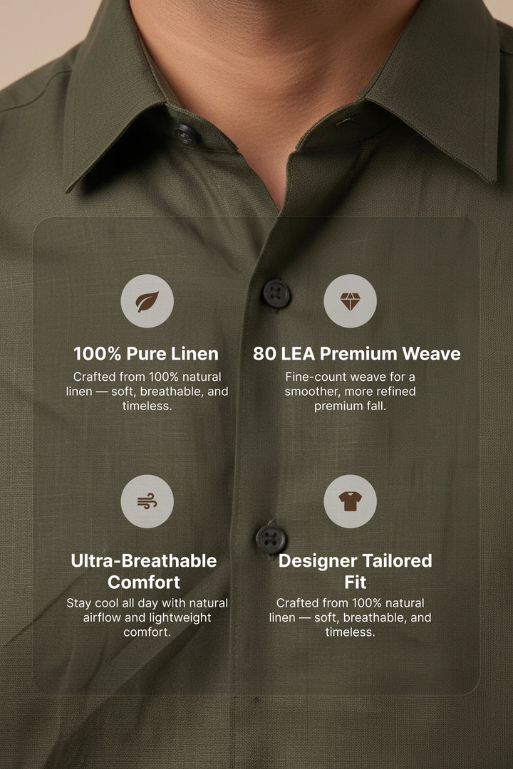 Forest — Green Cotton Shirt