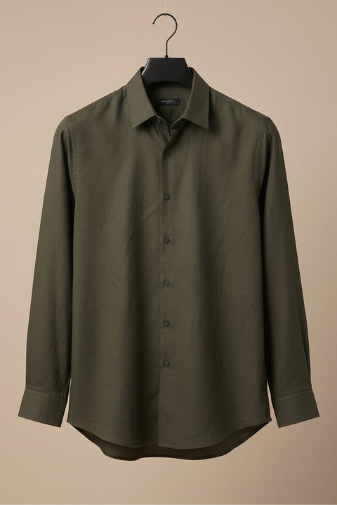 Forest — Green Cotton Shirt