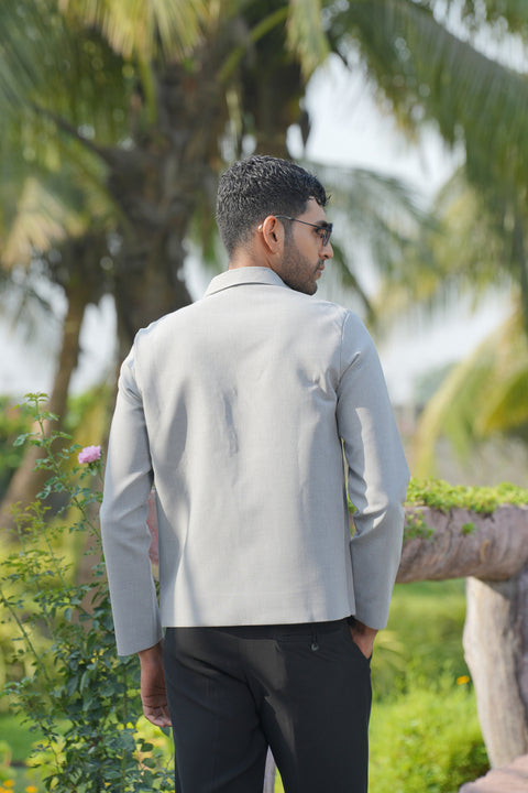 Laynox — Distorted Grey 4-Way Stretch Shacket