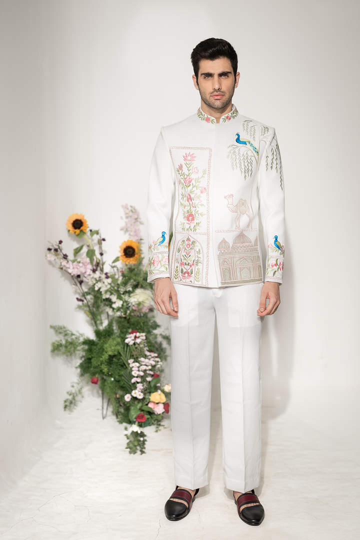 Shehnaz — Armani Fabric Indo-Western