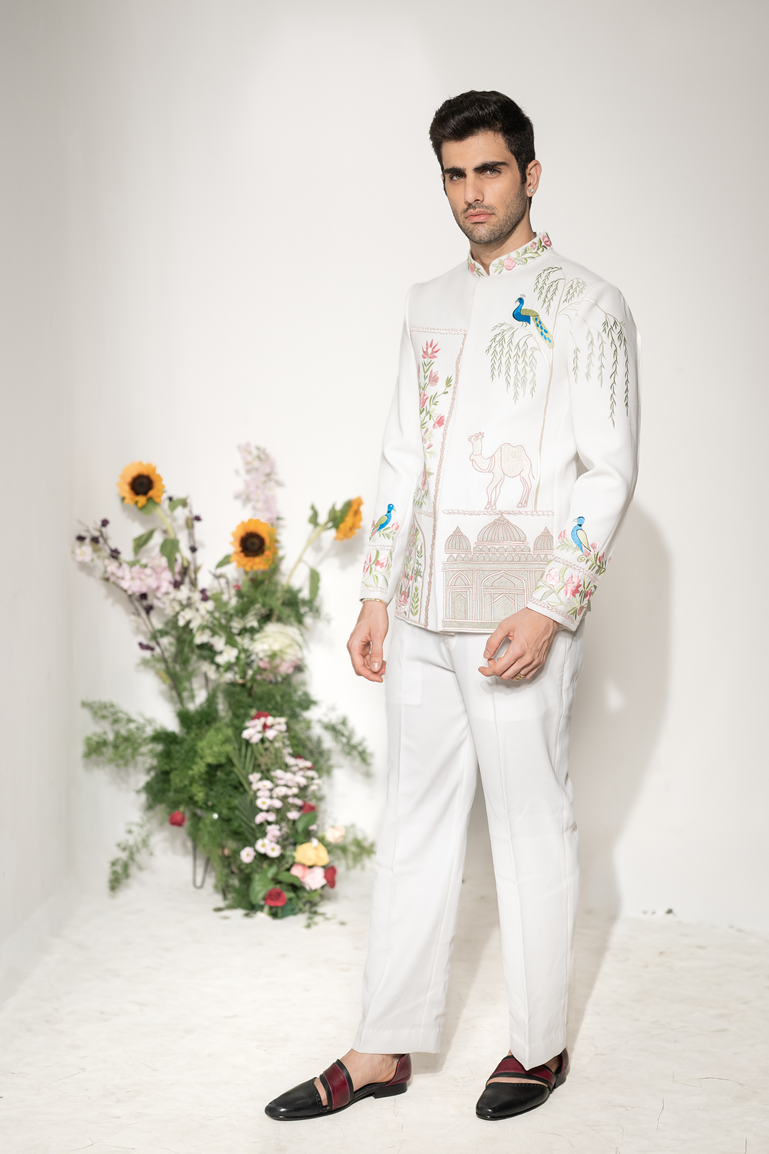 Shehnaz — Armani Fabric Indo-Western