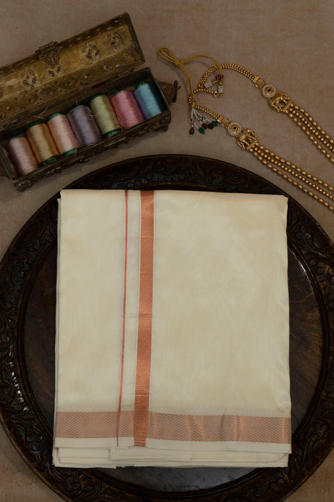 Mrdu Varna — Pastel Raghukula Pattu Silk Fabric