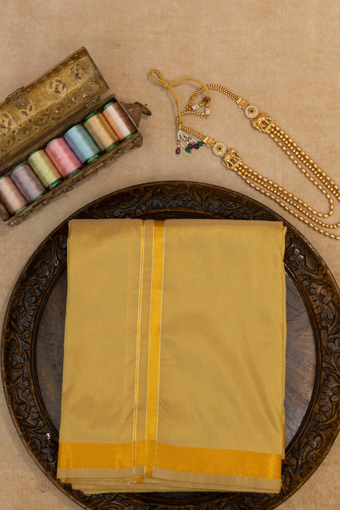 Swarna — Gold Raghukula Pattu Silk Fabric