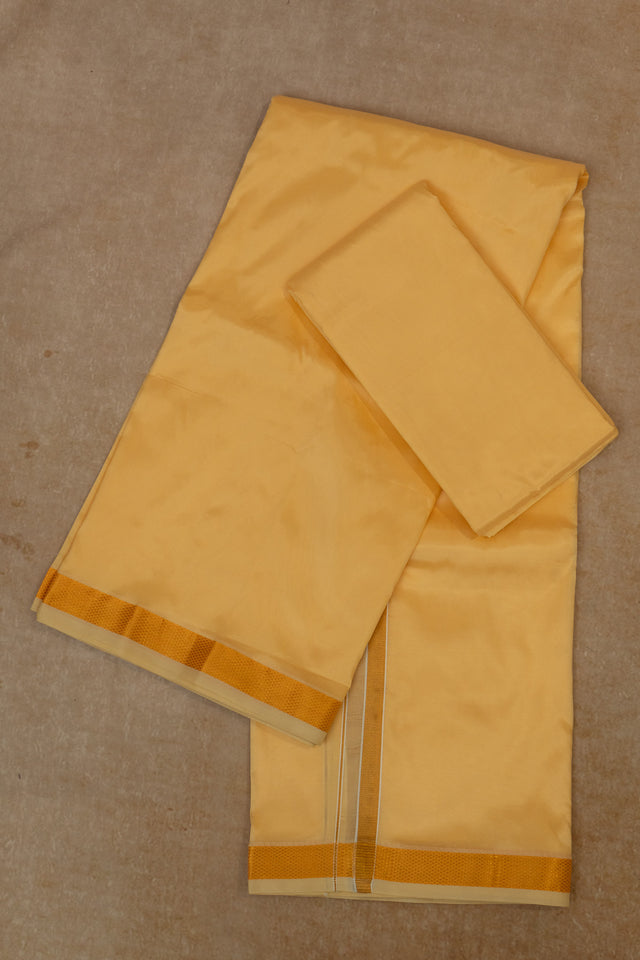 Pravalya — Coral Raghukula Pattu Silk Fabric