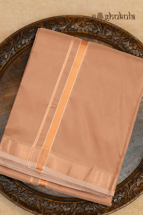 Kanaka — Gold Raghukula Pattu Silk Fabric