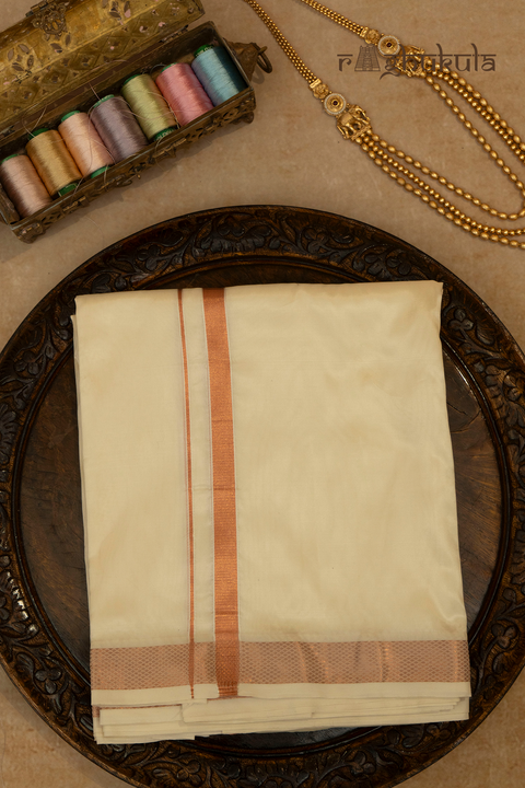 Mrdu Varna — Pastel Raghukula Pattu Silk Fabric