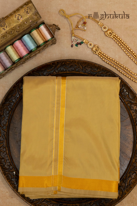 Swarna — Gold Raghukula Pattu Silk Fabric
