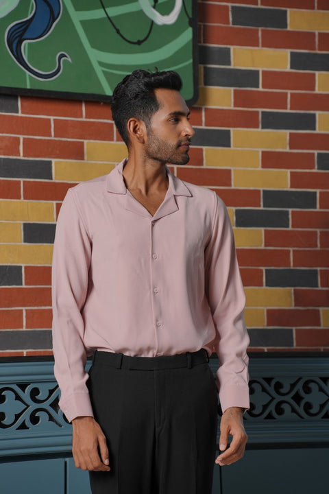 Pancy — Peach Armani Fabric Shirt