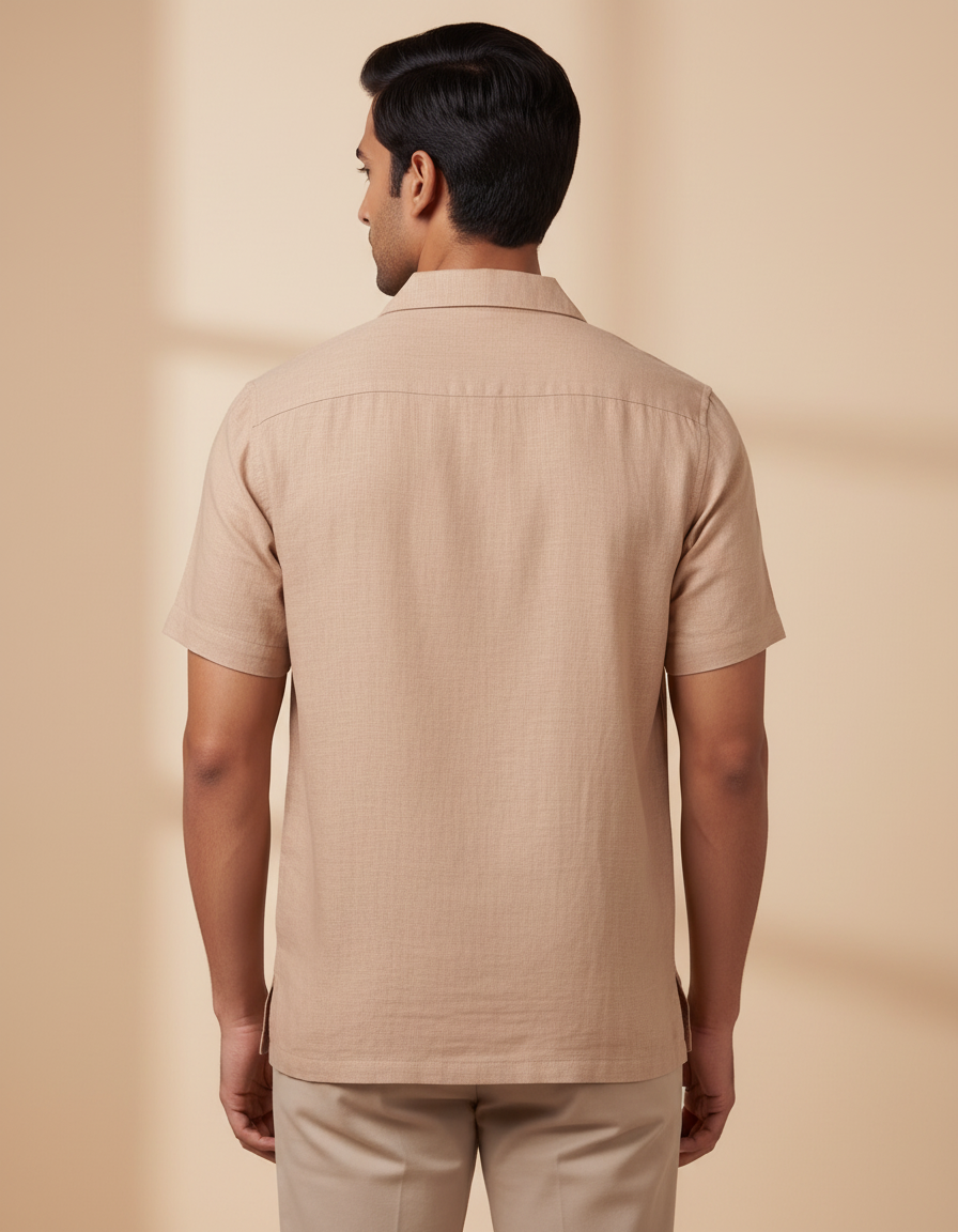 Dune — Beige Linen Shirt
