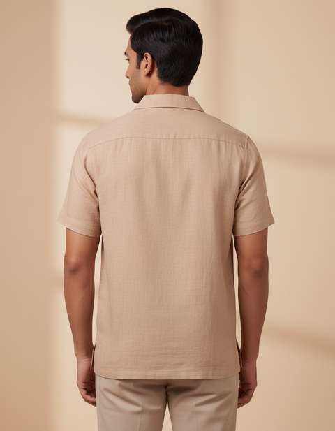Dune — Beige Linen Shirt