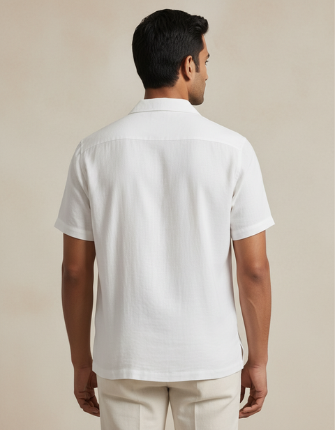 Terra — White Linen Shirt