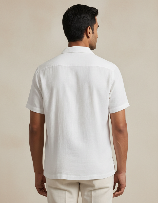 Terra — White Linen Shirt