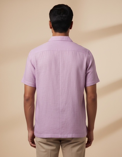 Lilac Drift — Lilac Linen Shirt
