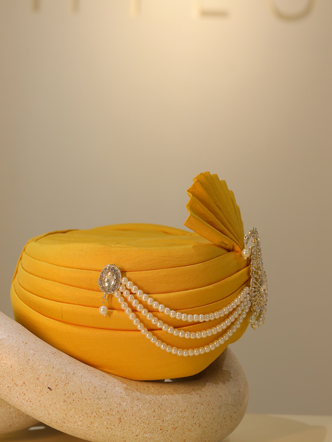 Cultural Classic Pagadi — Classic Brocade Indian Groom Pagadi