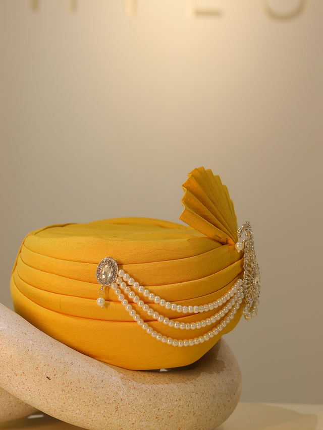 Cultural Classic Pagadi — Classic Brocade Indian Groom Pagadi