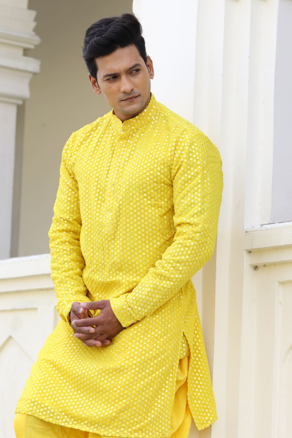 Ziba Yellow Kurta set