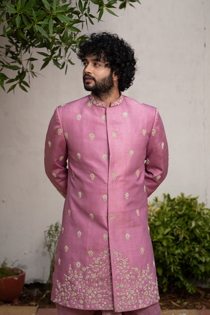 Purple Sherwani