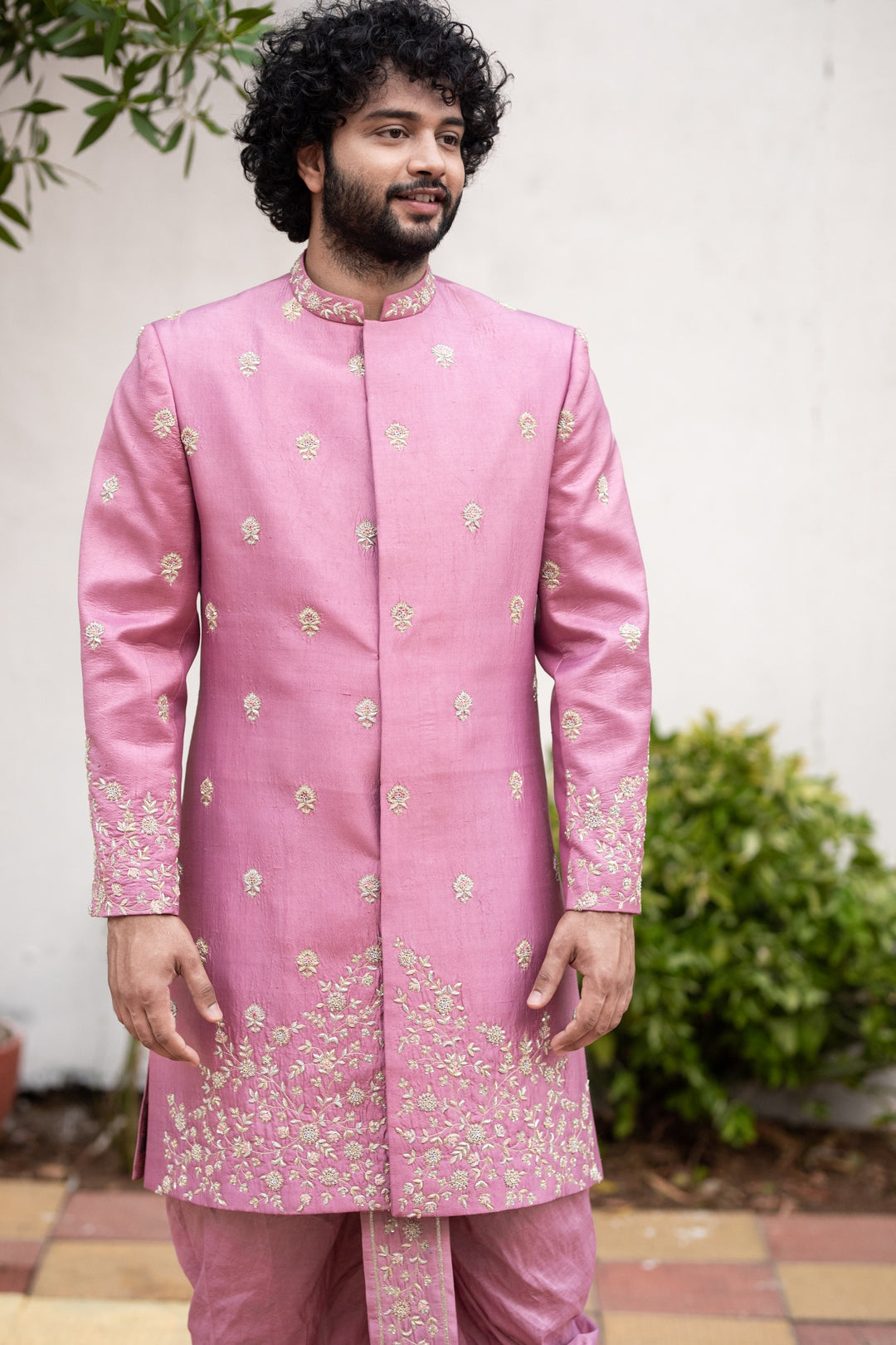 Purple Sherwani